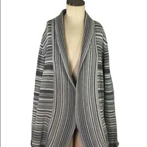 Sonoma Striped Cardi/Kimono PL, EUC